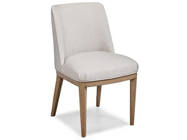 Sherrill Occasional Harley Solid Wood Brown Fabric Upholstered Armless Dining Chair SHO394002