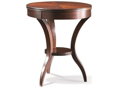 Sherrill Occasional Antiquities Round Wood End Table SHO530930