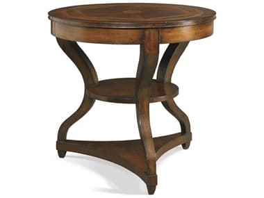 Sherrill Occasional Masterpiece Estate 28" Wood Hand Planed Antique Mahogany Lamp Table SHO960637