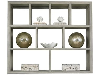 Sherrill Occasional Chesterfield 60" Grey Breeze Pewter Hardware Bookcase SHO969491