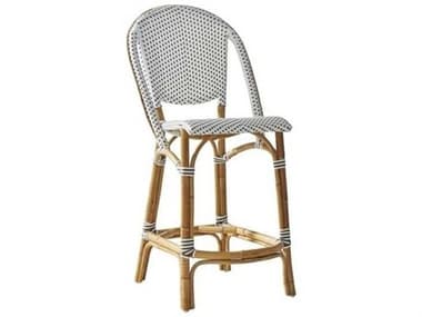 Sika Design Alu Affaire Aluminum White Sofie Stackable Bar Stool in White/Cappuccino Dots SIK7168CPWH1