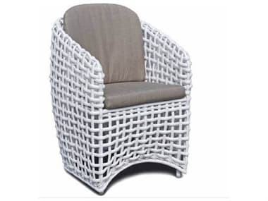 Skyline Design Dynasty White Mushroom Aluminum Cushion Lounge Chair SK22462WMNP