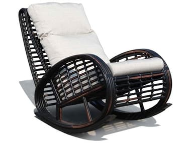 Skyline Design Dynasty Black Mushroom Aluminum Cushion Lounge Chair SK22858BMNP