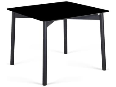 Skyline Design Rodona Square Dining Table with Glass SK24159CMAROGL