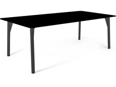 Skyline Design Boston 87''W x 39''D Rectangular Dining Table with Glass SK24160CMABOGL