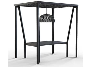 Skyline Design Horizon Aluminum; Rope Aluminum Rectangular Dining Table SK24177ALU