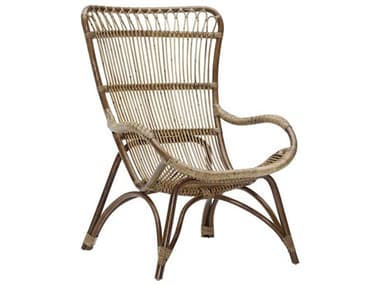 Sika Indoor Originals Monet Highback 26" Brown Accent Chair SKA1082A