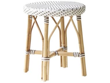 Sika Indoor Affaire 15" White Accent Stool SKA9182CPWH