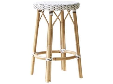 Sika Indoor Affaire Simone Rattan Counter Stool SKA9183CPWH