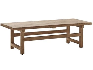 Sika Indoor Teak 55" Rectangular Wood Coffee Table SKA9462D