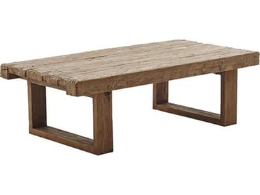 Sika Indoor Alexander Teak 51" Rectangular Wood Coffee Table SKA9465D