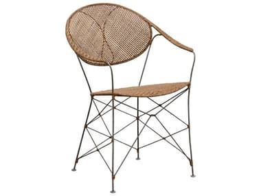Sika Indoor Icons Rattan Natural Arm Dining Chair SKAYW1090H