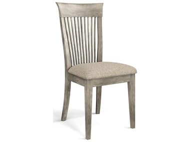 Saloom Lewis Beech Wood Beige Upholstered Armless Dining Chair SLM58SUNANTUCKETWHISPER