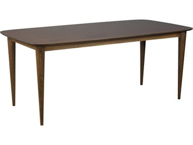 Saloom Furniture Skyline Walnut 72'' Wide Rectangular Dining Table SLMSCWQ3672CONQSWALNUT