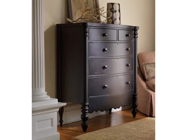 Somerset Bay Falmouth Black Mahogany Wood Accent Chest SMBSB012