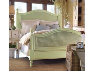Somerset Bay Frenchtown Green Mahogany Wood Twin Panel Bed SMBSB047
