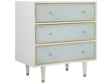 Somerset Bay Seaglass 3-Drawers Green Nightstand SMBSBT468