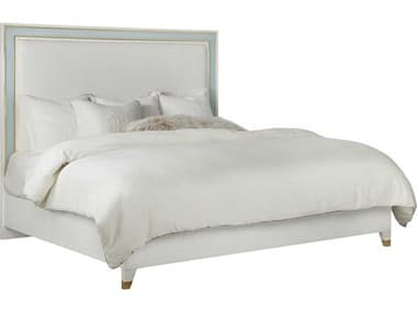 Somerset Bay Seaglass White Upholstered Queen Platform Bed SMBSBT474Q