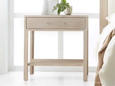 Somerset Bay Maui 1-Drawer Beige Ash Wood Nightstand SMBSBT483