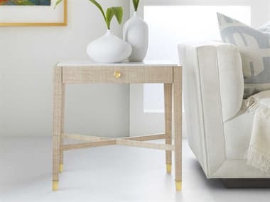 Somerset Bay Palmetto Rectangular Stone End Table SMBSBT530