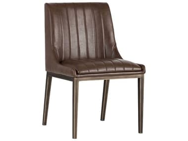 Sunpan Irongate Halden Dining Chair Vintage Cognac SPN101134