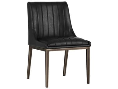 Sunpan Irongate Halden Dining Chair Vintage Black SPN101135