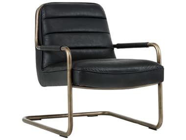 Sunpan Irongate Lincoln 26" Black Accent Chair SPN102583