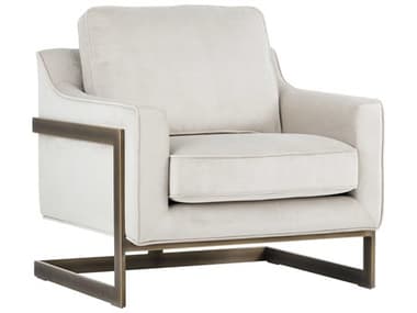 Sunpan Irongate Kalmin 33" Beige Fabric Accent Chair SPN102770