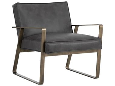 Sunpan Mixt Leather Accent Chair SPN103498