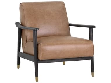 Sunpan Modern Home 5west Marseille Camel / Espresso Accent Chair SPN103683