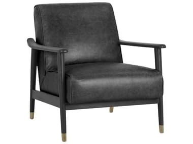 Sunpan Modern Home 5west Marseille Black / Espresso Accent Chair SPN103684