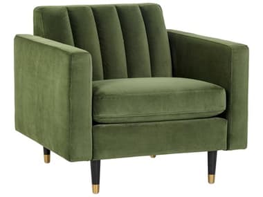 Sunpan Modern Home 5west Moss Green / Black Accent Chair SPN103689