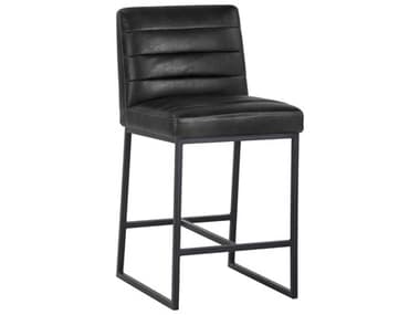 Sunpan 5west 18.5" Spyros Counter Stool Coal Black SPN103899