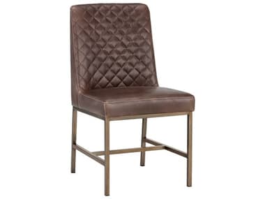 Sunpan 5west Leighland Dining Chair Havana Dark Brown SPN104911