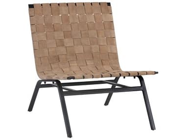 Sunpan Omari 28" Tan Leather Accent Chair SPN105033