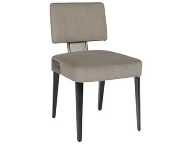 Sunpan Modern Home Club Antonio Cameo / Black Gold Side Dining Chair SPN105207