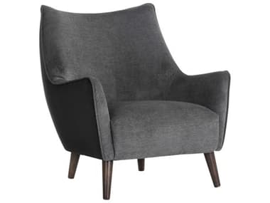 Sunpan 29''W Sorrel Armchair Polo Club Kohl Grey / Abbington Black SPN105464