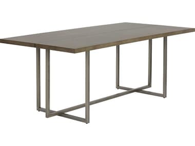 Sunpan Modern Home Mixt Grey / Antique Silver 79'' Wide Rectangular Dining Table SPN105470