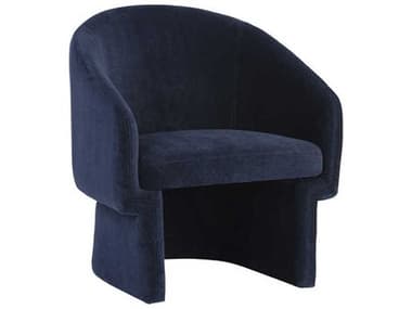 Sunpan Lauryn 28" Blue Fabric Accent Chair SPN105964