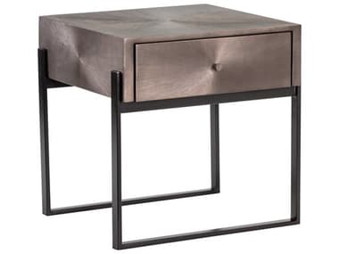 Sunpan Modern Home Brown / Bronze One-Drawer Nightstand SPN106021