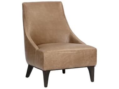 Sunpan Modern Home 5west Marseille Camel / Espresso Accent Chair SPN106101