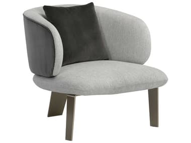 Sunpan Modern Home Club Grey / Champagne Gold Accent Chair SPN106125