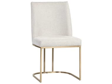 Sunpan Rayla Beige Fabric Upholstered Side Dining Chair SPN106178