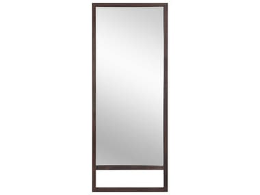 Sunpan Dark Brown 30''W x 75''H Rectangular Floor Mirror SPN106757