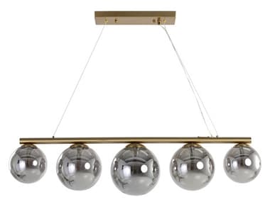 Sunpan Orb Gold Round Chandelier SPN106784