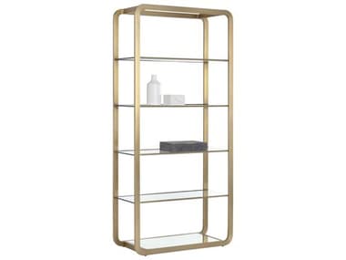 Sunpan Ambretta Gold Bookcase SPN107074