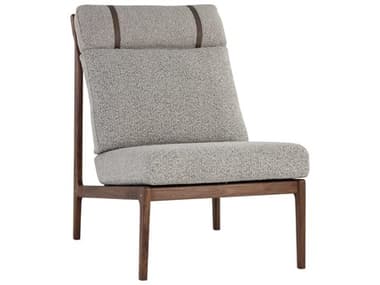 Sunpan Elanor 26" Gray Fabric Accent Chair SPN107099