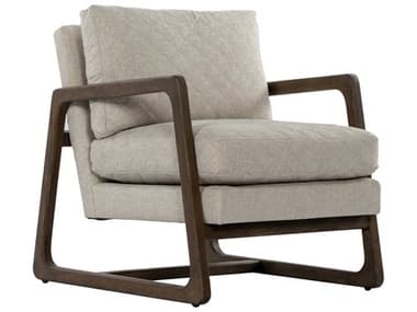 Sunpan Modern Home Westport Fog / Smoked Brown Accent Chair SPN107302
