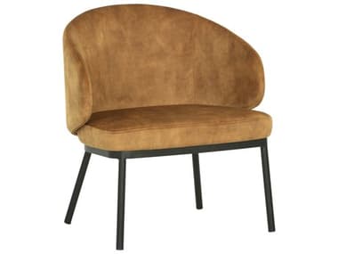 Sunpan Modern Home Ikon Tapenade Gold / Black Accent Chair SPN107435