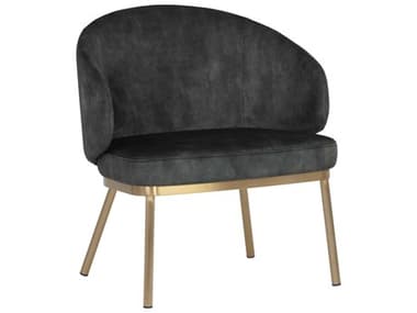 Sunpan Modern Home Ikon Dark Green / Gold Accent Chair SPN107436
